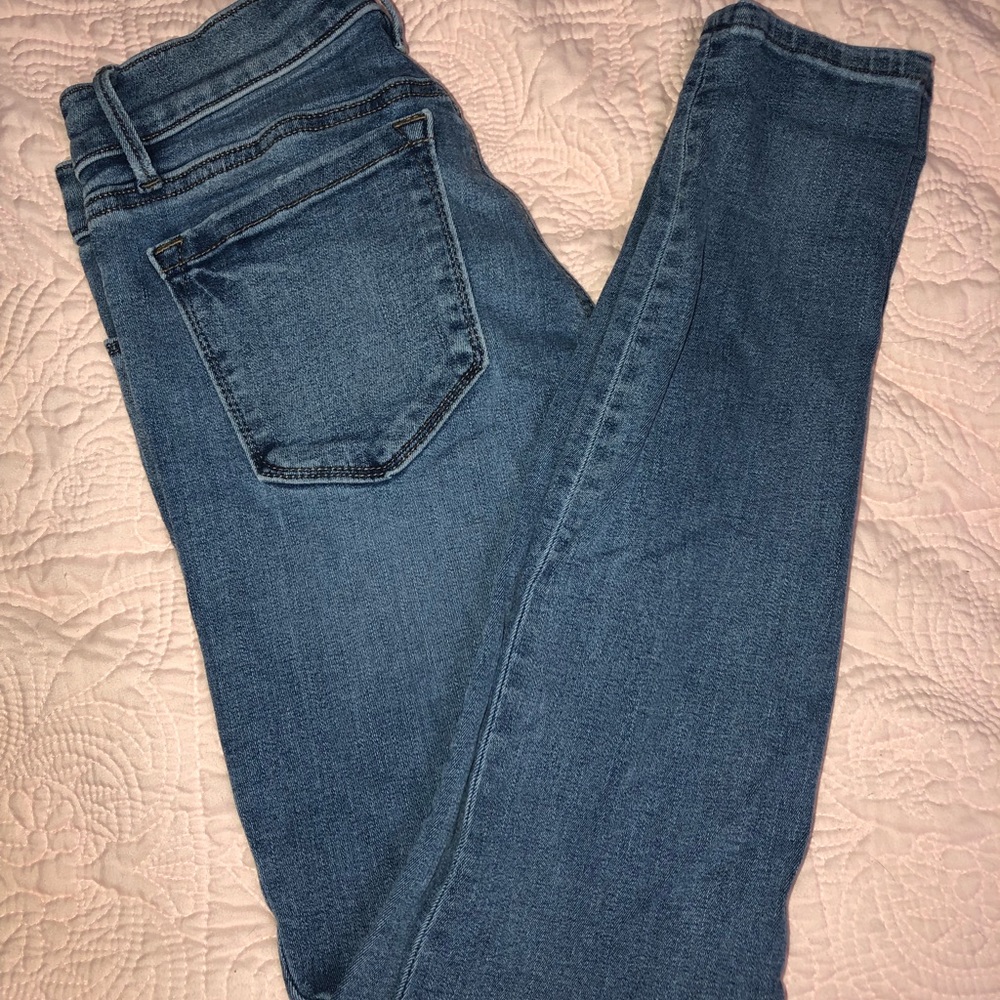 ann taylor loft denim skinny jeans